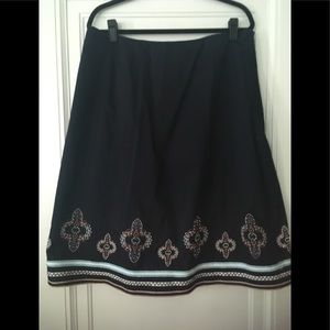Due per due navy skirt 14w